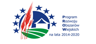 Logo Program Rozwoju Obszarów Wiejskich na lata 2014 - 2020